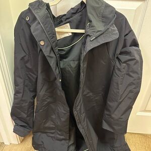 Athleta Women's Black Raincoat